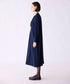 <8/28発売>【SOI-MeME】crystal pleats satin shirt dress