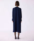 <8/28発売>【SOI-MeME】crystal pleats satin shirt dress