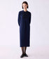 <8/28発売>【SOI-MeME】crystal pleats satin shirt dress