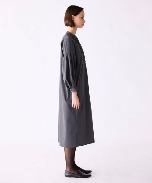 10/16発売予定【SOI-MeME】diamond tuck embroidery modern dress