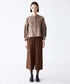 10/16発売予定【SOI-MeME】diamond tuck embroidery modern blouse
