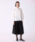 【SOI-MeME】pleats jabot modern sleeve blouse