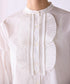 【SOI-MeME】pleats jabot modern sleeve blouse