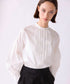 【SOI-MeME】pleats jabot modern sleeve blouse