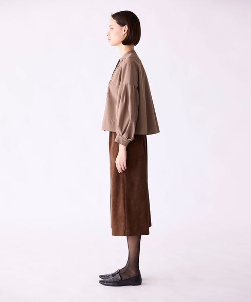 eco-suede half pants