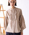 【SOI-MeME】pleats jabot modern sleeve blouse