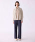 10/9発売予定【SOI-MeME】lame knit high neck blouson