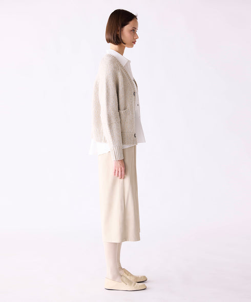10/9発売予定 【SOI-MeME】lame knit raglan cardigan