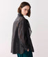 sheer velour 2way tie shirt