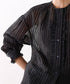 sheer velour 2way tie shirt