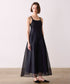 sheer starched cotton 2way cami skirt