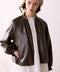 soft eco-leather blouson