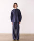 denim drawstring pants