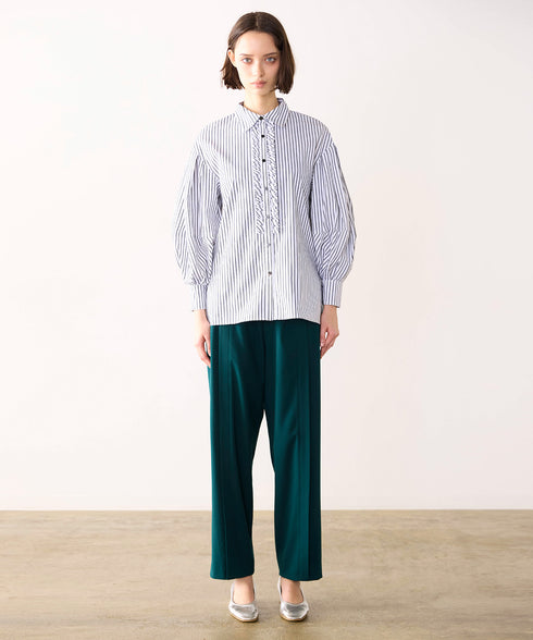 tuck frill modern volume shirt