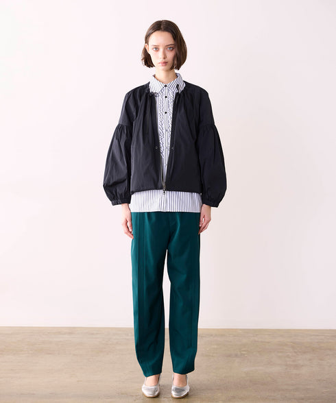 【先行予約10%】2way length taffeta blouson