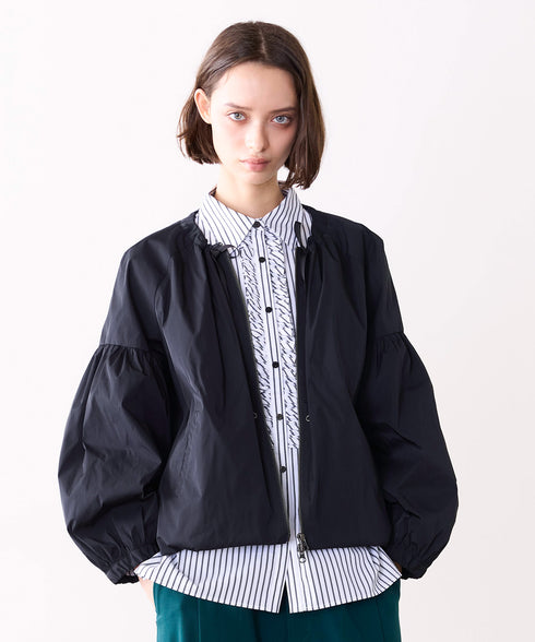 【先行予約10%】2way length taffeta blouson