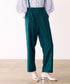 【SOI-MeME】suspenders tucked curve pants