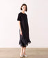 eyelash lace hem cut-one-piece