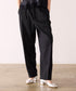 【SOI-MeME】suspenders tucked curve pants