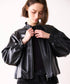 soft eco-leather blouson