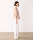 modern strip volume sleeve shirt