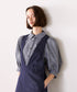 modern strip volume sleeve shirt