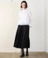 <9/4発売>pearl hem lace flare shirt