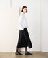 <9/4発売>pearl hem lace flare shirt