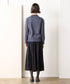 14G wool layered scallop-lace top