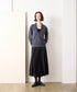 14G wool layered scallop-lace top