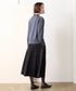 14G wool layered scallop-lace top