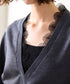 14G wool layered scallop-lace top