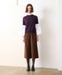 【先行予約1000ポイントプレゼント】14G wool 2way sleeve top