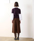 【先行予約1000ポイントプレゼント】14G wool 2way sleeve top