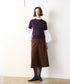 【先行予約1000ポイントプレゼント】14G wool 2way sleeve top