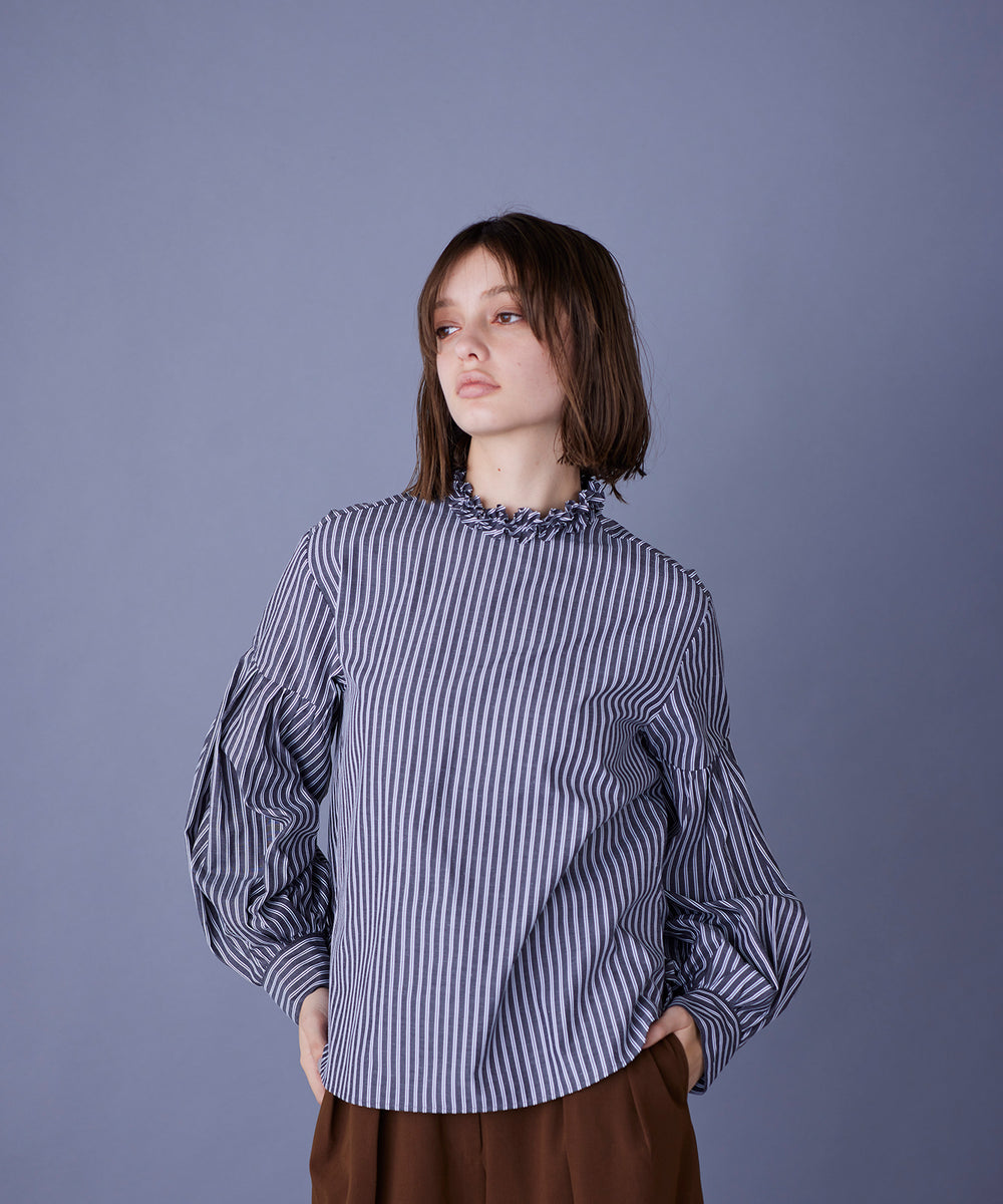 tuck frill volume sleeve blouse – MARILYN MOON OFFICIAL ONLINE SHOP