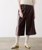 soft eco-leather half pants
