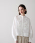 【SOI-MeME】code embroidery pearl blouse