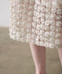 【SOI-MeME】pearl lame lace skirt