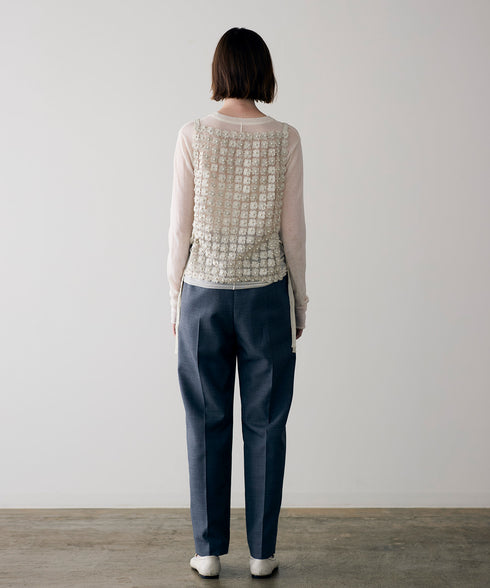 【SOI-MeME】pearl lame lace cami-bolero