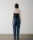 【SOI-MeME】check lame jacquard bustier