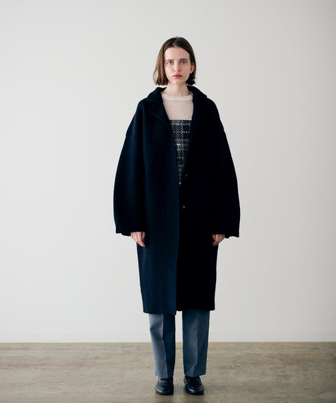 【SOI-MeME】boiled wool knit coat