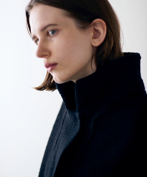 【SOI-MeME】boiled wool knit coat
