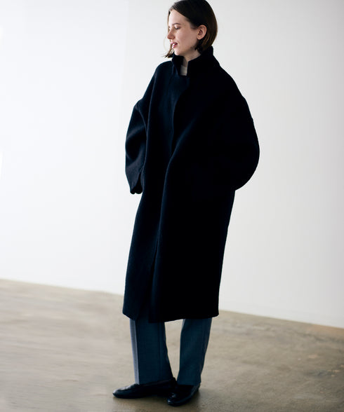 【SOI-MeME】boiled wool knit coat