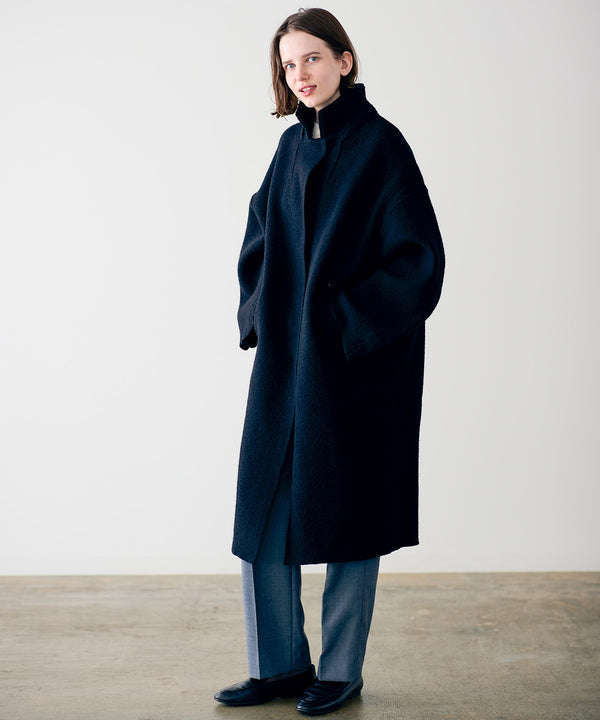 【SOI-MeME】boiled wool knit coat