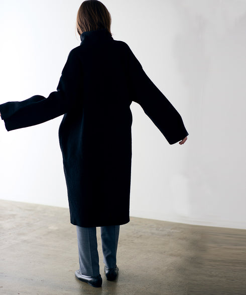【SOI-MeME】boiled wool knit coat