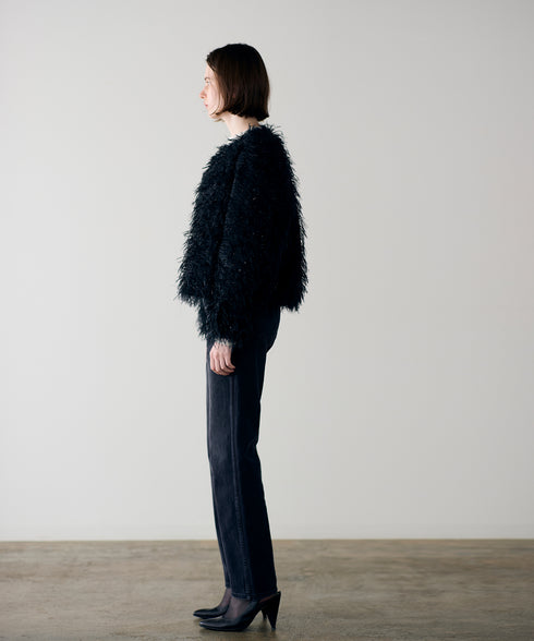 【SOI-MeME】sheer fringe jacket