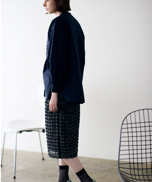 【SOI-MeME】pearl lame lace skirt