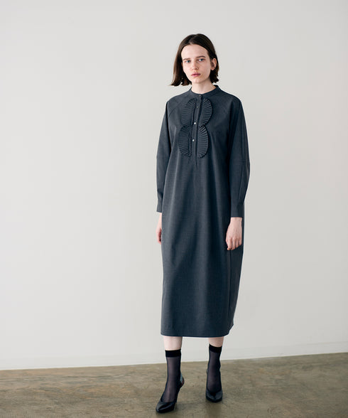 再入荷【SOI-MeME】pleats jabot one-piece