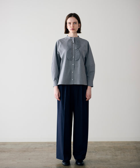 再入荷【SOI-MeME】pleats jabot blouse